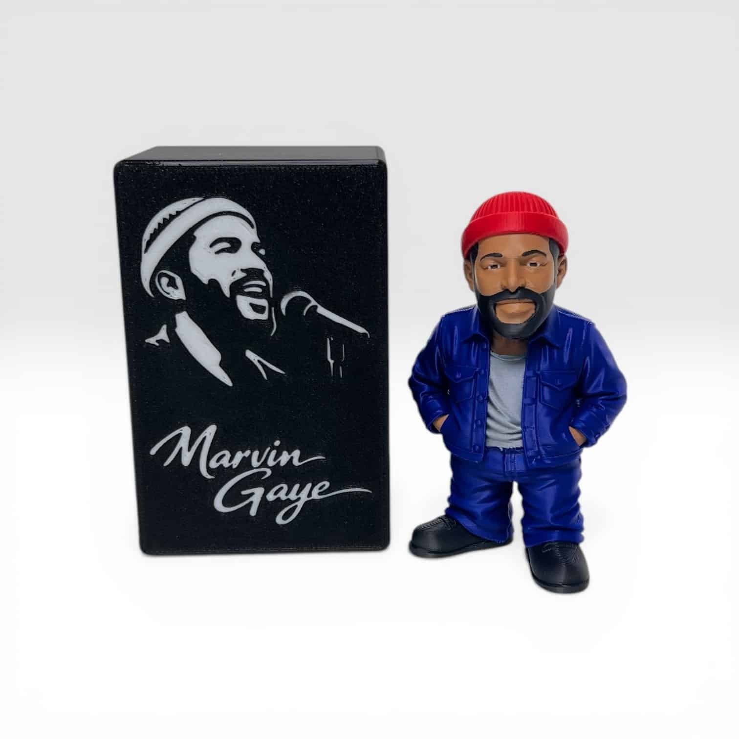 Marvin Gaye 4 Inch Collectible Figure with Display Case Marvin Gaye 4 Inch Collectible Figure with Display Case