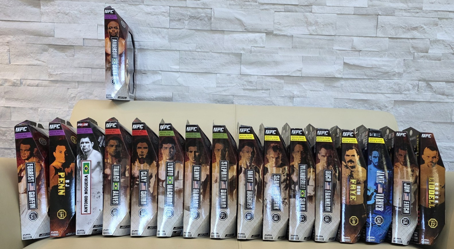 🔥UFC Jakks Pacific Action Figure Lot Series 3-7 Liddell Hughes Penn Silva Gri🔥