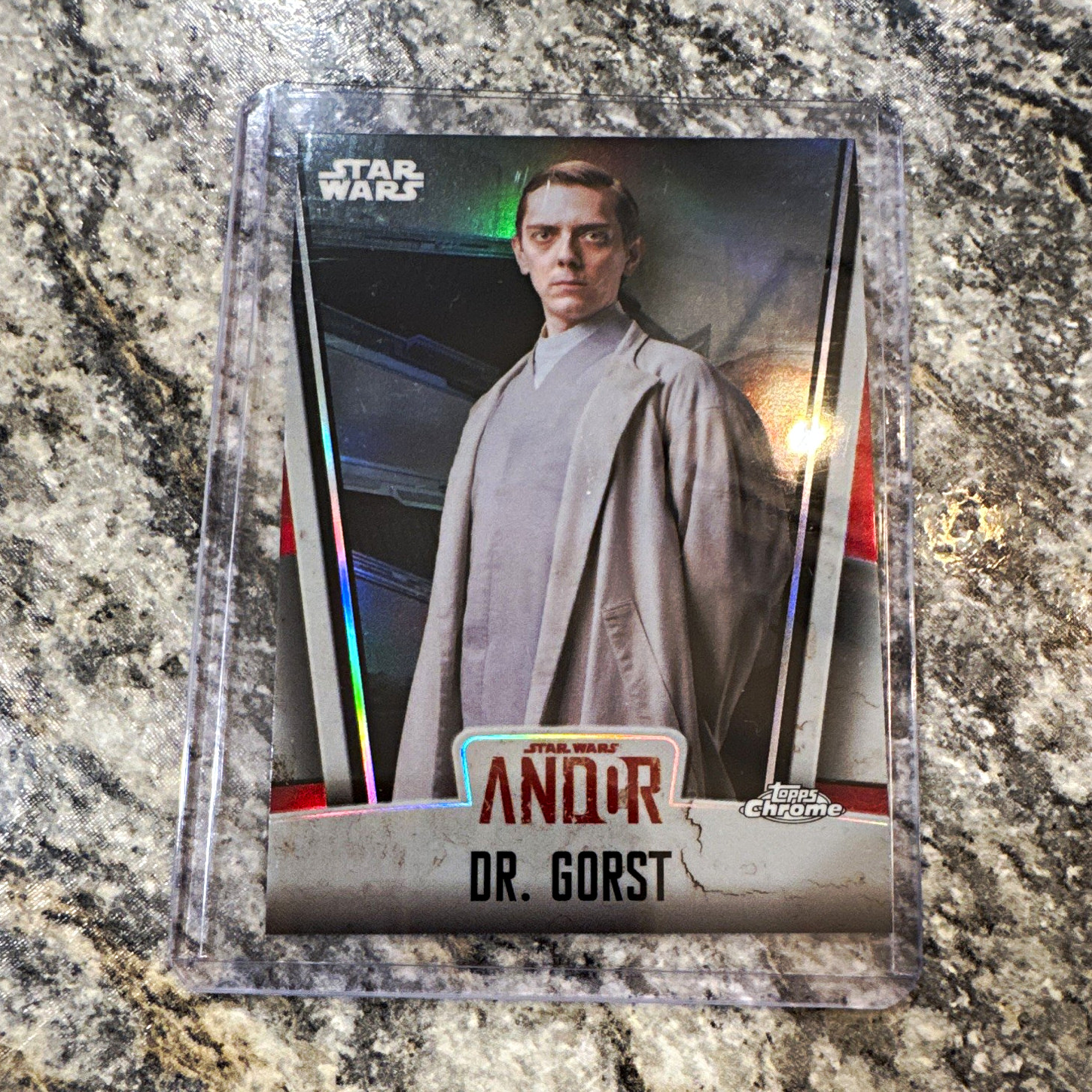 Topps 2024 Chrome Star Wars Andor Hologram Dr. Gorst A2-GORST Alex Ferns