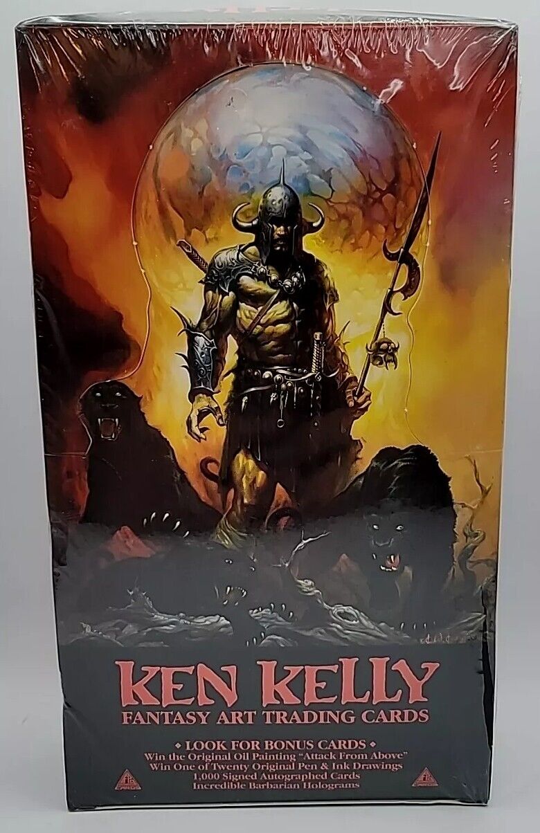 1992 Ken Kelly Fantasy Art Trading Card Box SEALED RARE 36 Packs FPG Cards