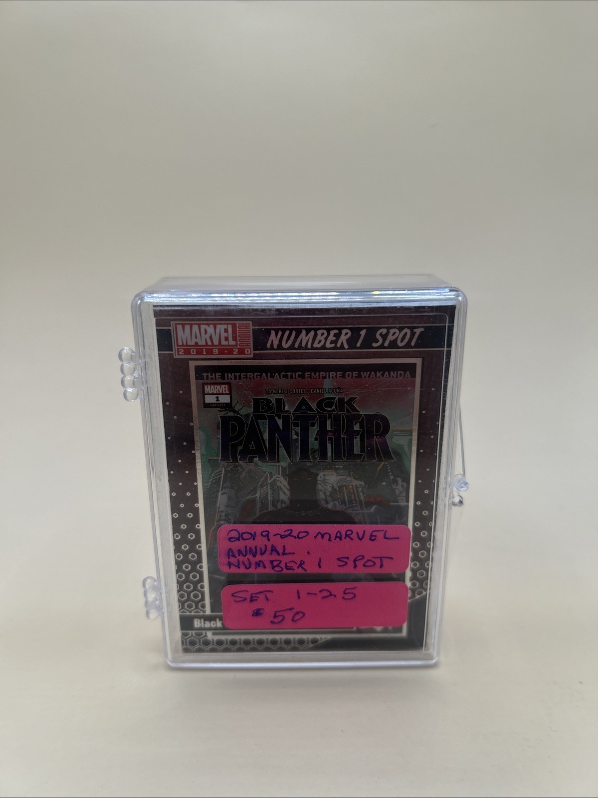 2019-20 Upper Deck Marvel Annual Number 1 Spot Complete Set #1-25 2019-20 Upper Deck Marvel Annual Number 1 Spot Complete Set #1-25