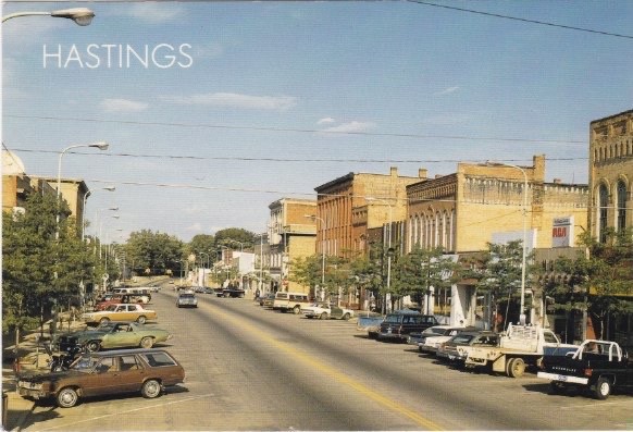 Downtown Street Scene-HASTINGS, Michigan Downtown Street Scene-HASTINGS, Michigan