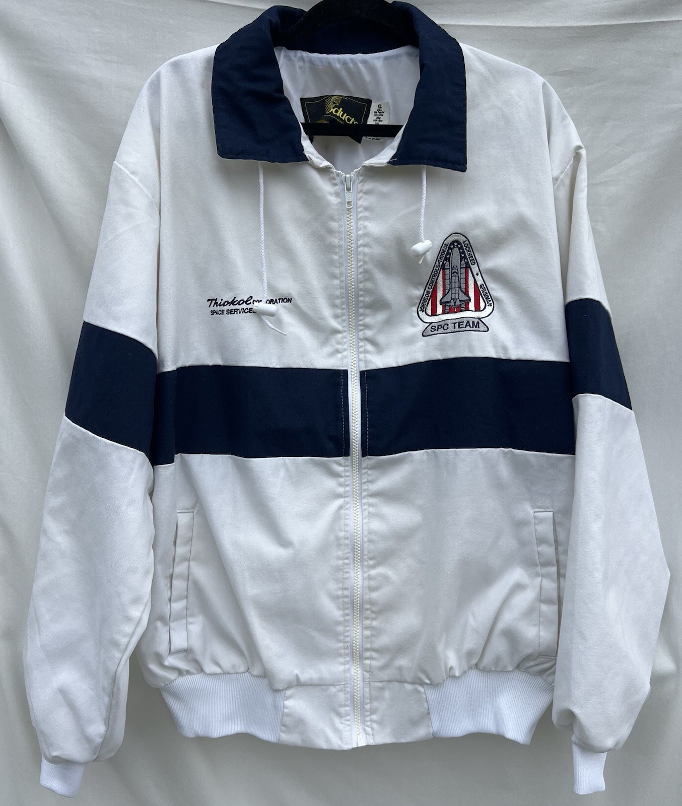 Vintage Thiokol Space Services Jacket NASA Space Shuttle Launch Team Size XXL