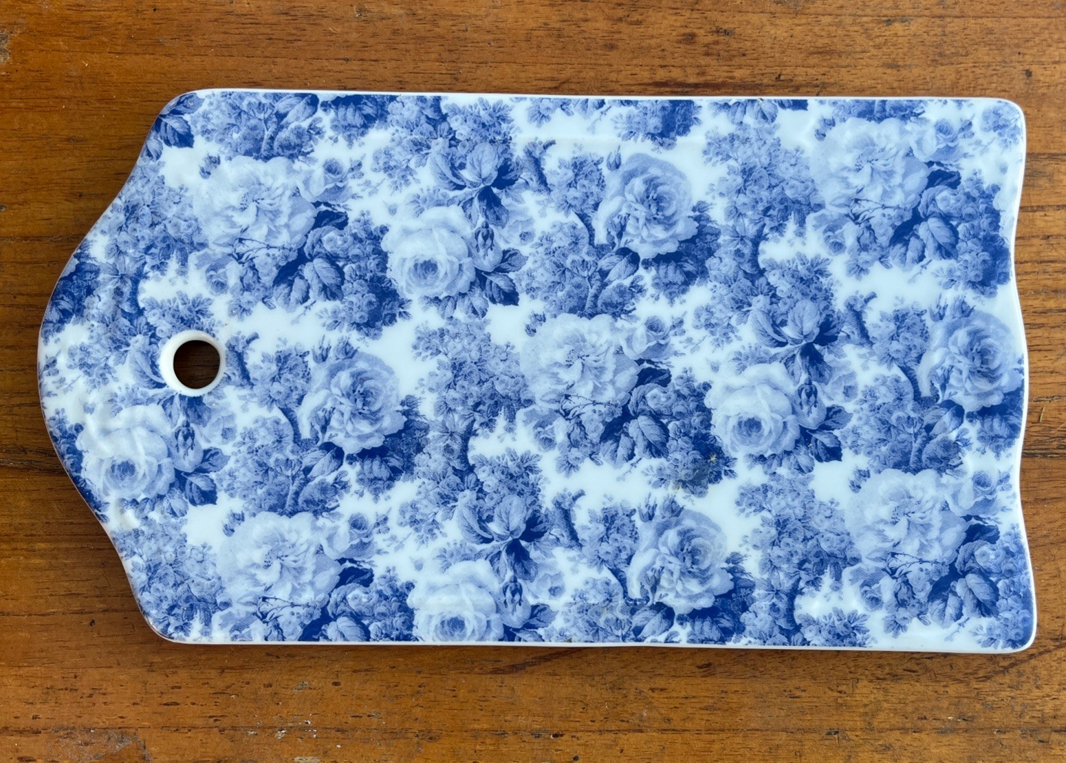Vtg Formalities by Baum Bros Blue White Rose Toile Chintz Porcelain Cheese Board Vtg Formalities by Baum Bros Blue White Rose Toile Chintz Porcelain Cheese Board