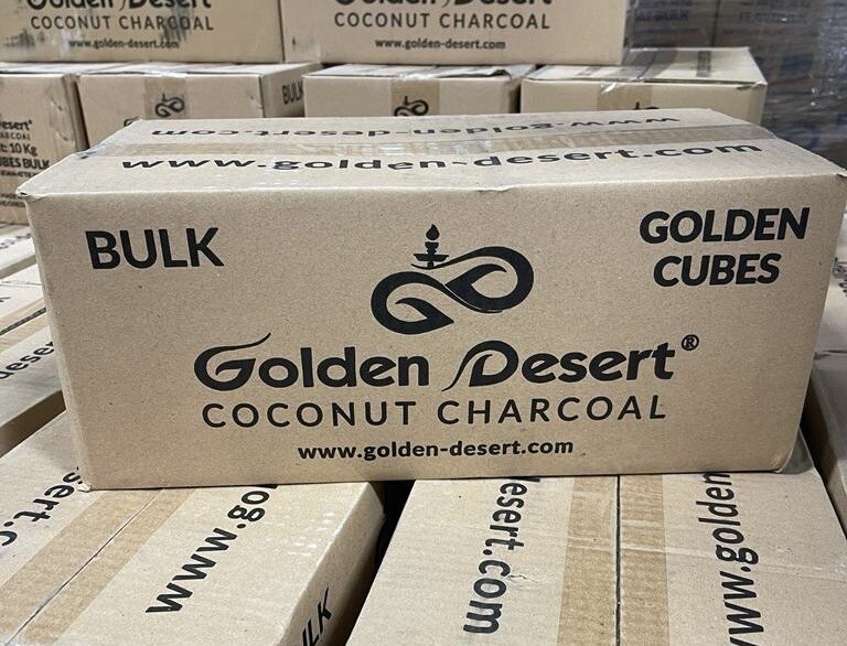 Golden Desert Coconut Charcoal Lounge Case (Cubes) Golden Desert Coconut Charcoal Lounge Case (Cubes)