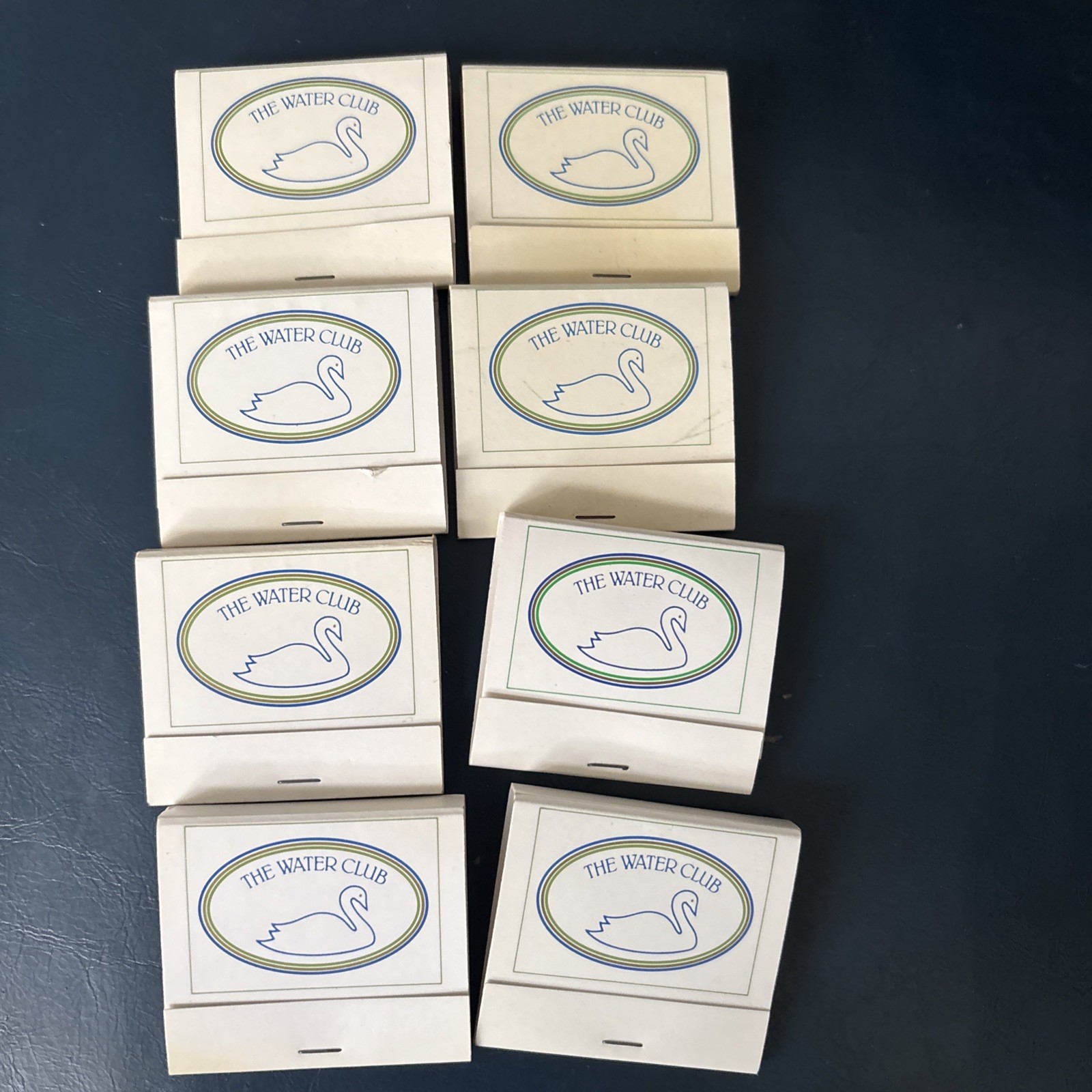 8 Vintage Matchbook New York City Water Club Swan Bird East River 30th Street 8 Vintage Matchbook New York City Water Club Swan Bird East River 30th Street