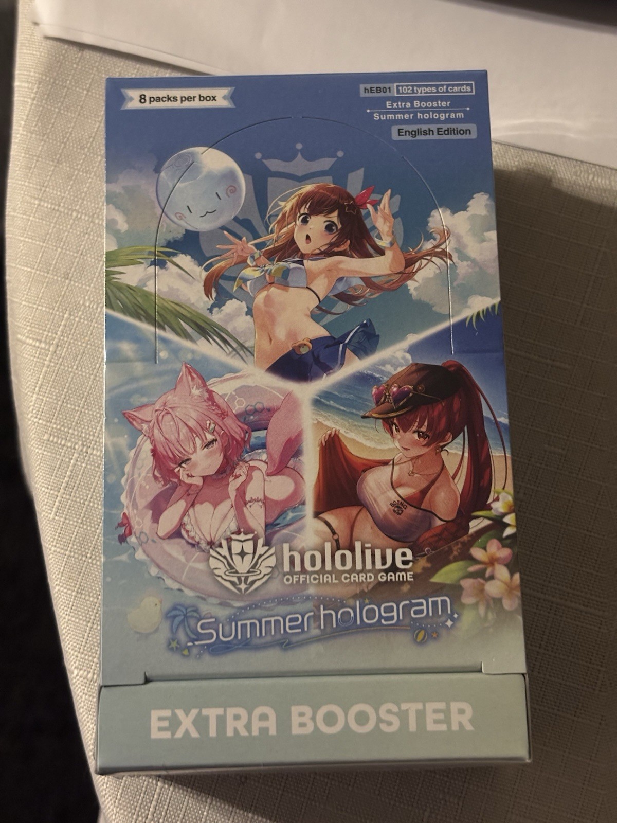 Hololive OFFICIAL CARD GAME Summer Hologram Booster Box English In Hand Hololive OFFICIAL CARD GAME Summer Hologram Booster Box English In Hand