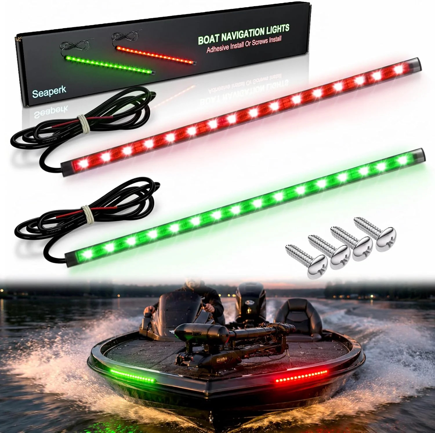 Boat LED Boat Navigation Light, Red and Green Marine Navigation Lights for Boats Boat LED Boat Navigation Light, Red and Green Marine Navigation Lights for Boats