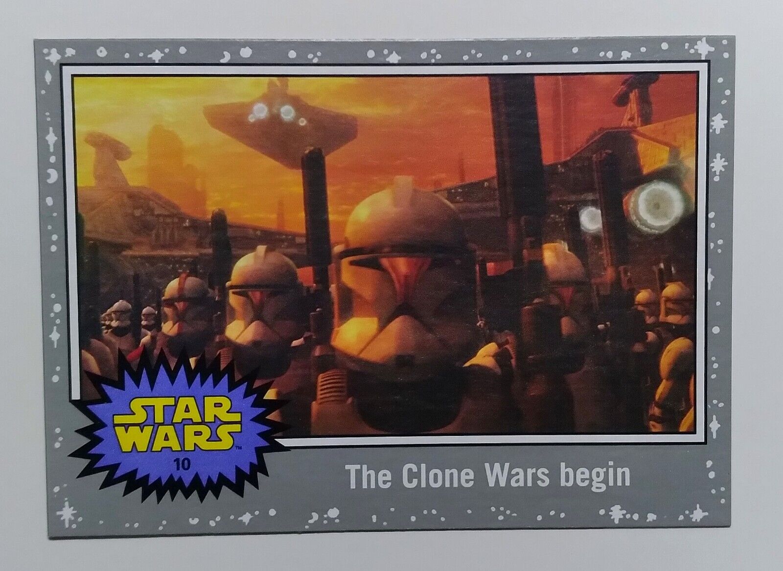 2015 Topps Star Wars Journey To The Force Awakens Silver #10 The Clone Wars...