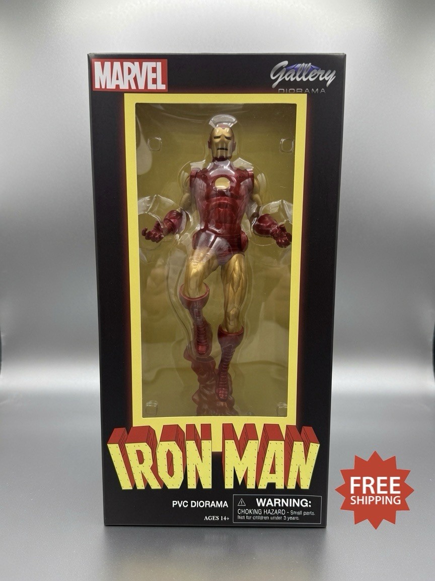 Diamond Select Toys Marvel Gallery Classic Iron Man PVC Figure Statue 2017 - NIB Diamond Select Toys Marvel Gallery Classic Iron Man PVC Figure Statue 2017 - NIB