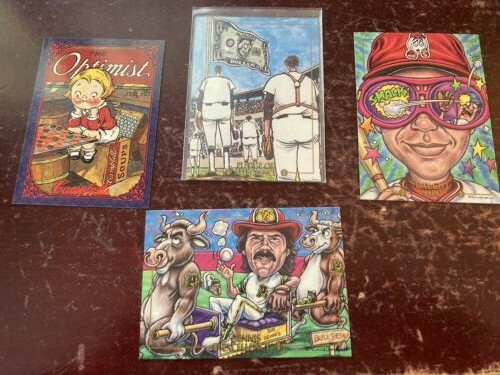 PROMO CARDS: CARDTOONS (1995) MLB PARODY SET: Different P1 P2 P3 Plus Campbell PROMO CARDS: CARDTOONS (1995) MLB PARODY SET: Different P1 P2 P3 Plus Campbell