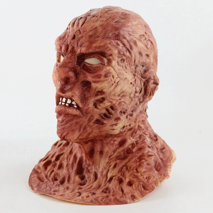 Scary Burned Flesh Full Head Mask Horror Zombie Devil Monster Halloween Prop Scary Burned Flesh Full Head Mask Horror Zombie Devil Monster Halloween Prop