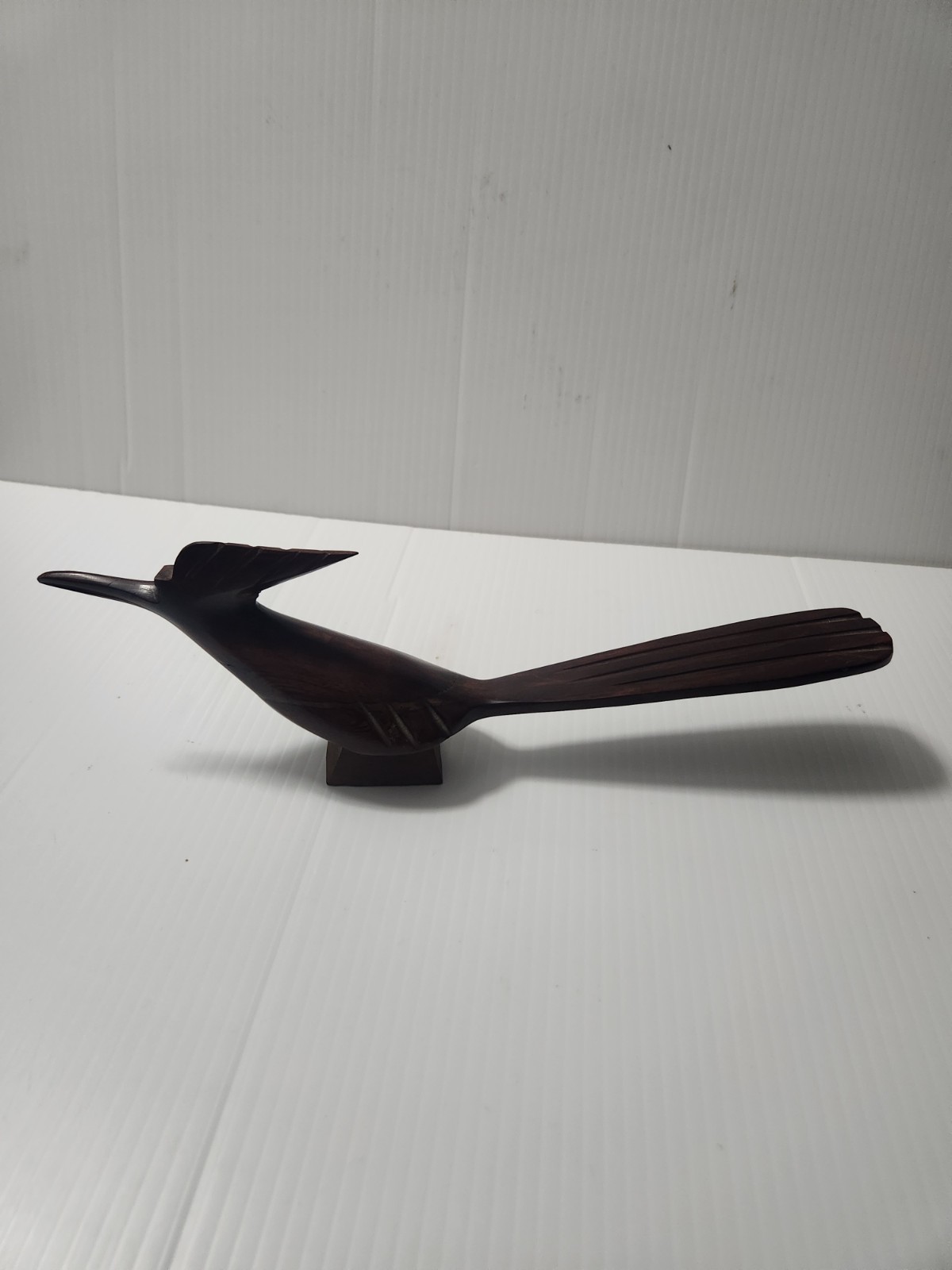 Vintage Ironwood Hand Carved Wooden Roadrunner MCM Sculpture Vintage Ironwood Hand Carved Wooden Roadrunner MCM Sculpture