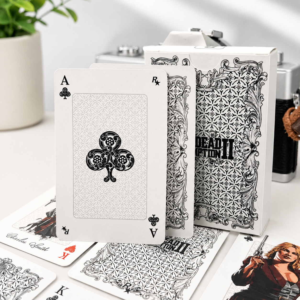 Red Dead Redemption 2 Playing Card Deck, RDR2 Cowboy Western Collectible for Fan