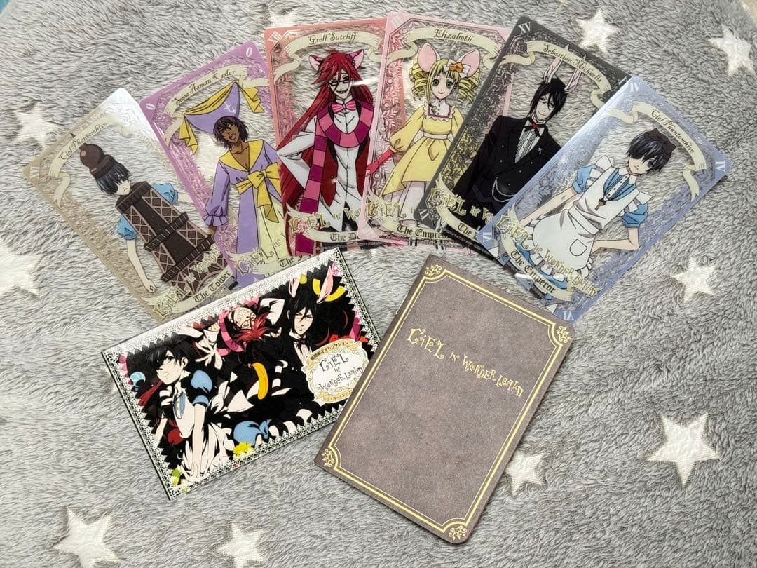 [Complete Set] Black Butler Nanja Town All Cards and Stamp Book