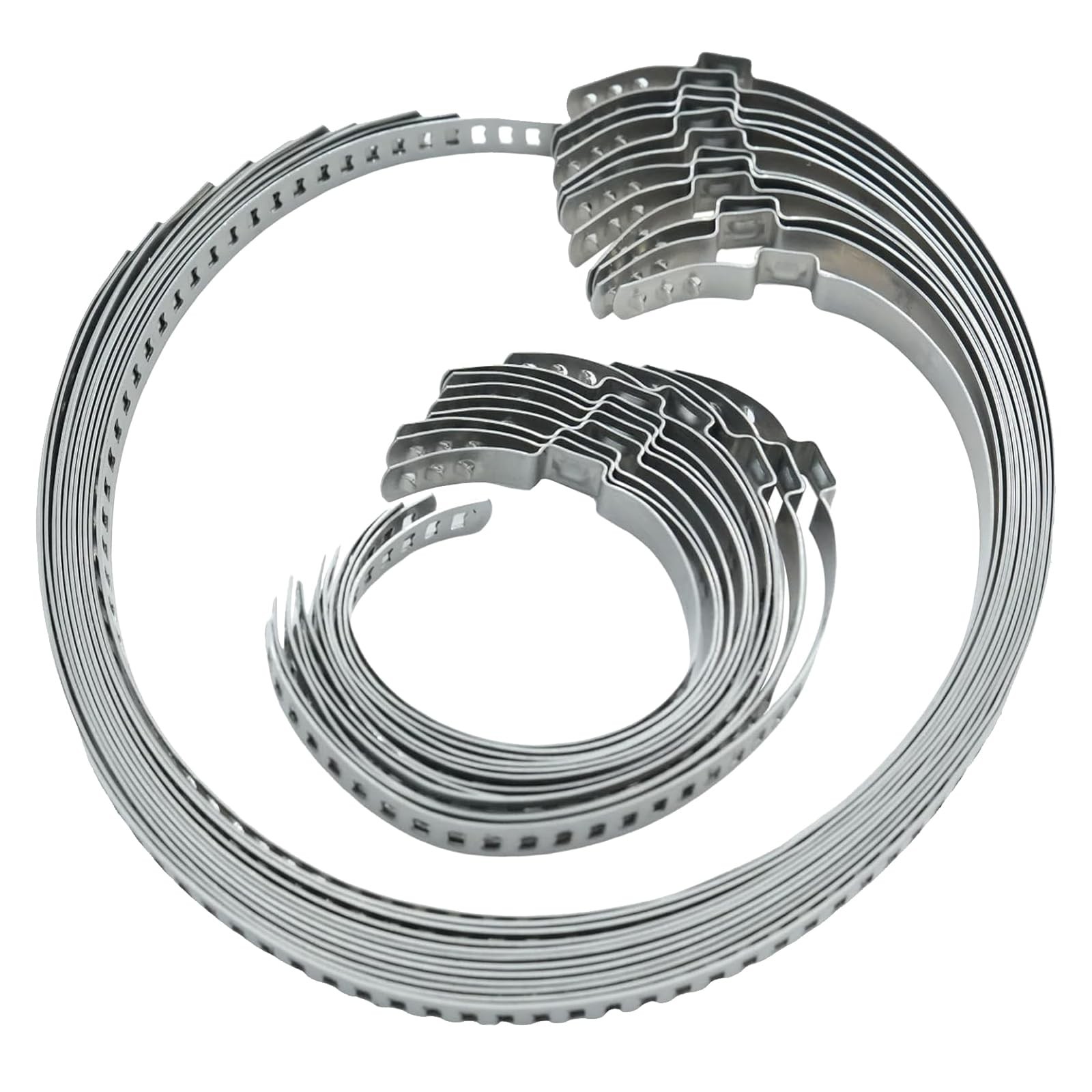 24PCS CV Boot Clamp Kit, Stainless Steel Universal Adjustable CV Axle Joint B