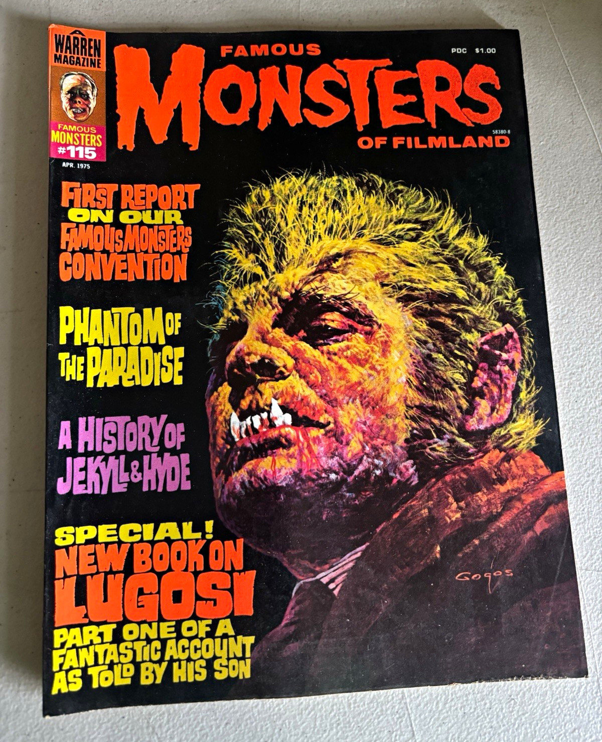 Famous Monsters of Filmland #115 April 1975 Warren Magazine 