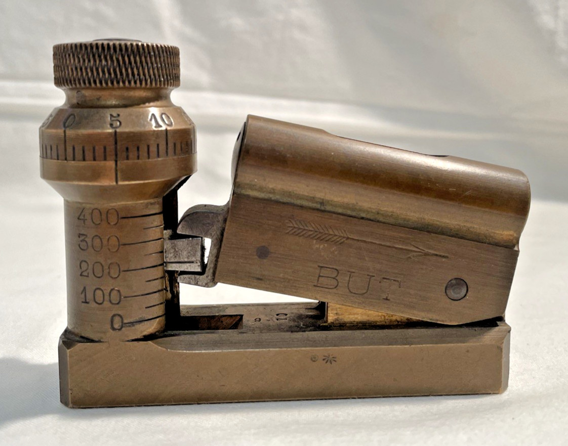 Antique MLE 1918 BUT WWI Clinometer Level Artillery Military