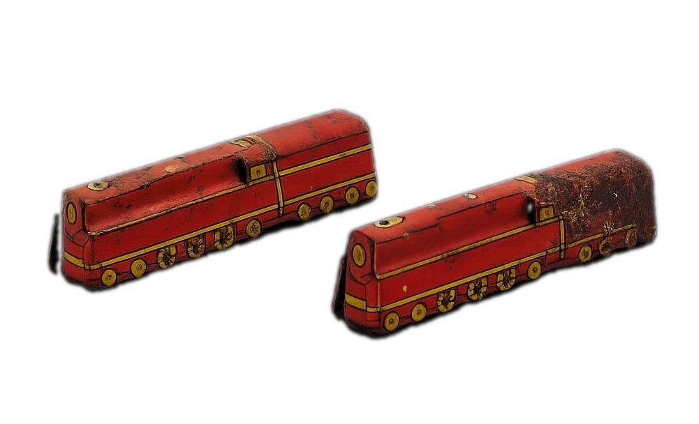 1930s Vintage Cracker Jack Tin Toy Prize Train Locomotive Engine Collector Toy 1930s Vintage Cracker Jack Tin Toy Prize Train Locomotive Engine Collector Toy