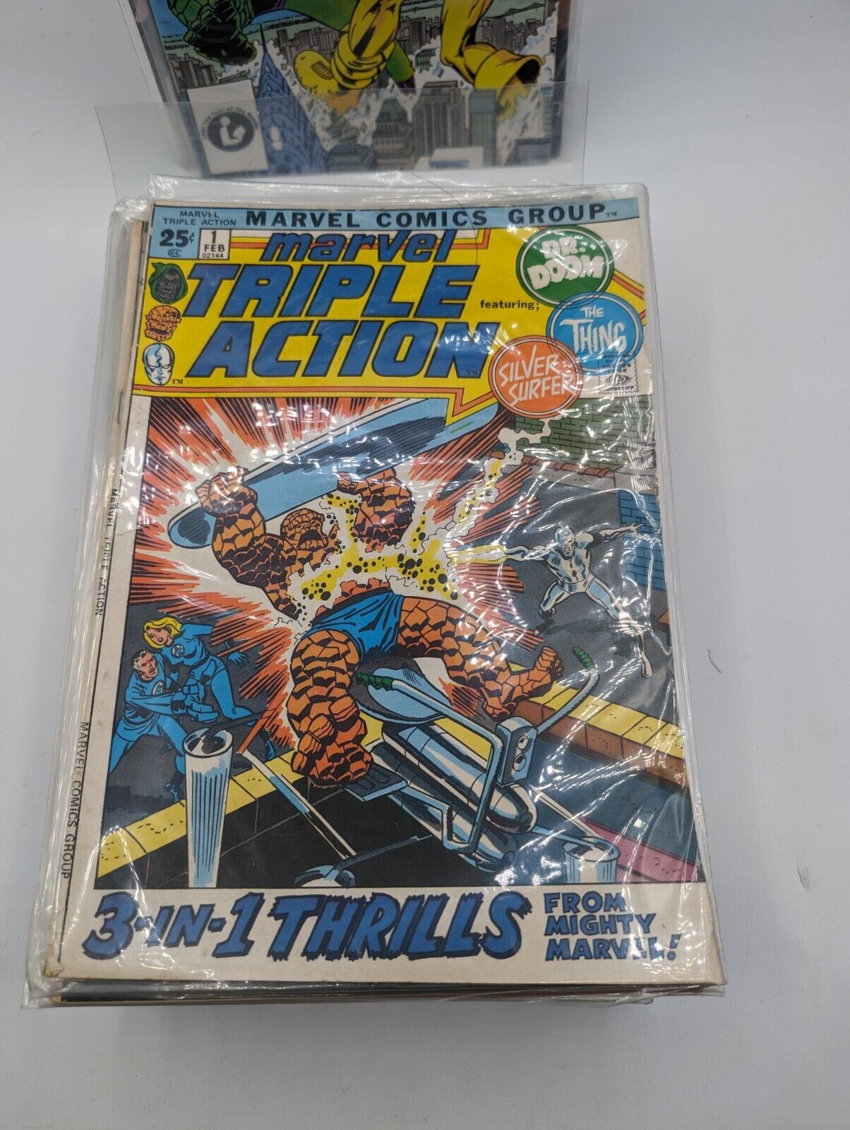 Marvel Triple Action #1 - 1972 Marvel Comics Thing Dr Doom Silver Surfer