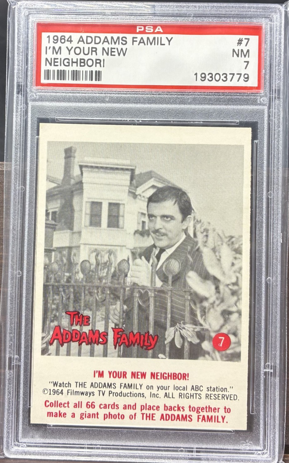 1964 Addams Family I\'m Your New Neighbor #7 - PSA 7 1964 Addams Family I\'m Your New Neighbor #7 - PSA 7