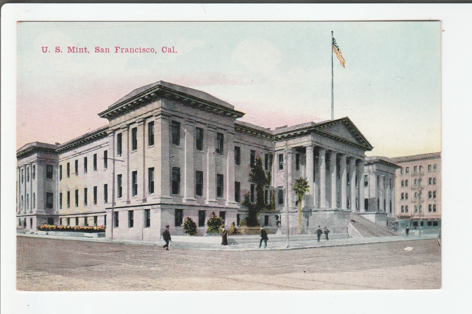 San Francisco CA postcard -U.S. Mint 1907-1915 nice condition San Francisco CA postcard -U.S. Mint 1907-1915 nice condition