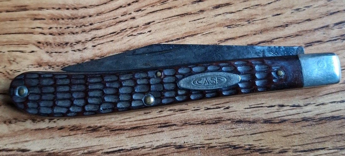 Vintage Case XX Slim Line Trapper 61048 SSP Pocket Knife 10-dot Knife Vintage Case XX Slim Line Trapper 61048 SSP Pocket Knife 10-dot Knife