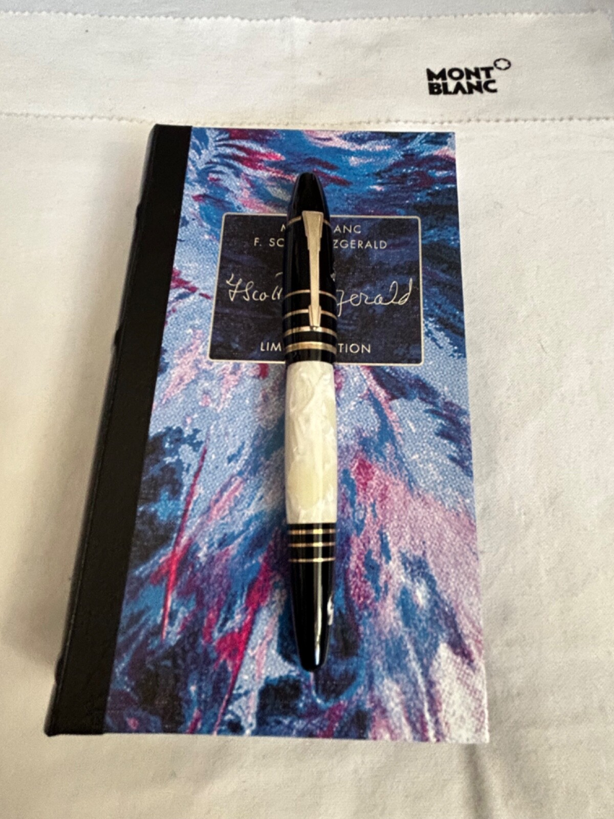 Montblanc Meisterstuck F Scott Fitzgerald LE Fountain Pen, 18K M Nib-Mint Montblanc Meisterstuck F Scott Fitzgerald LE Fountain Pen, 18K M Nib-Mint