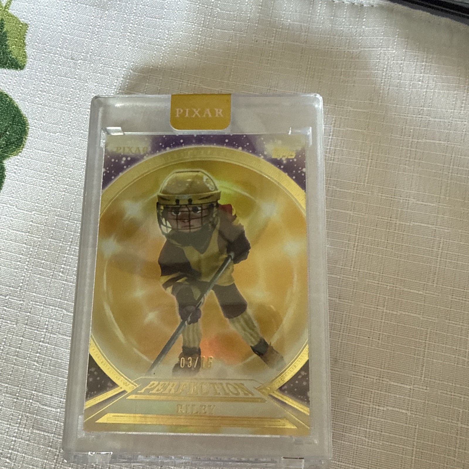 2025 Topps Pixar Gold PP-67 Riley Perfection Purple /15 Inside Out
