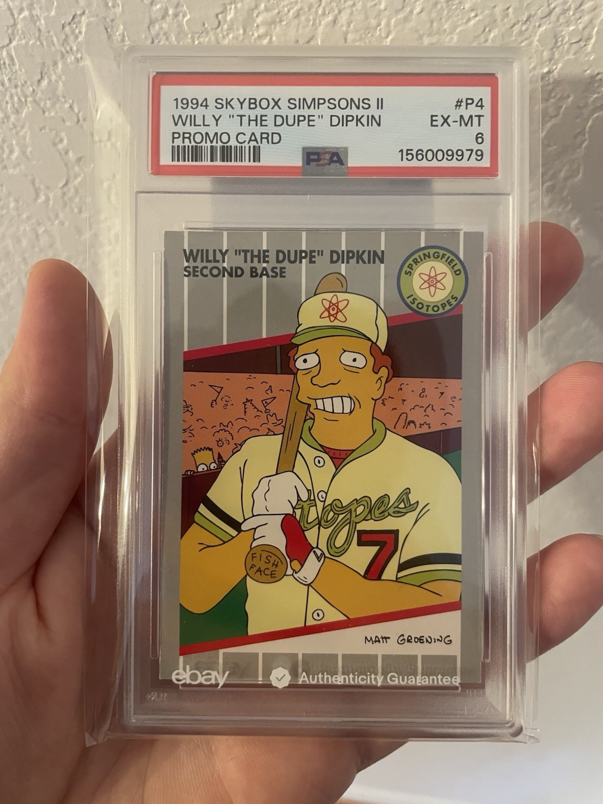SkyBox 1994 Simpsons II Promo #P4 Willy \ SkyBox 1994 Simpsons II Promo #P4 Willy \