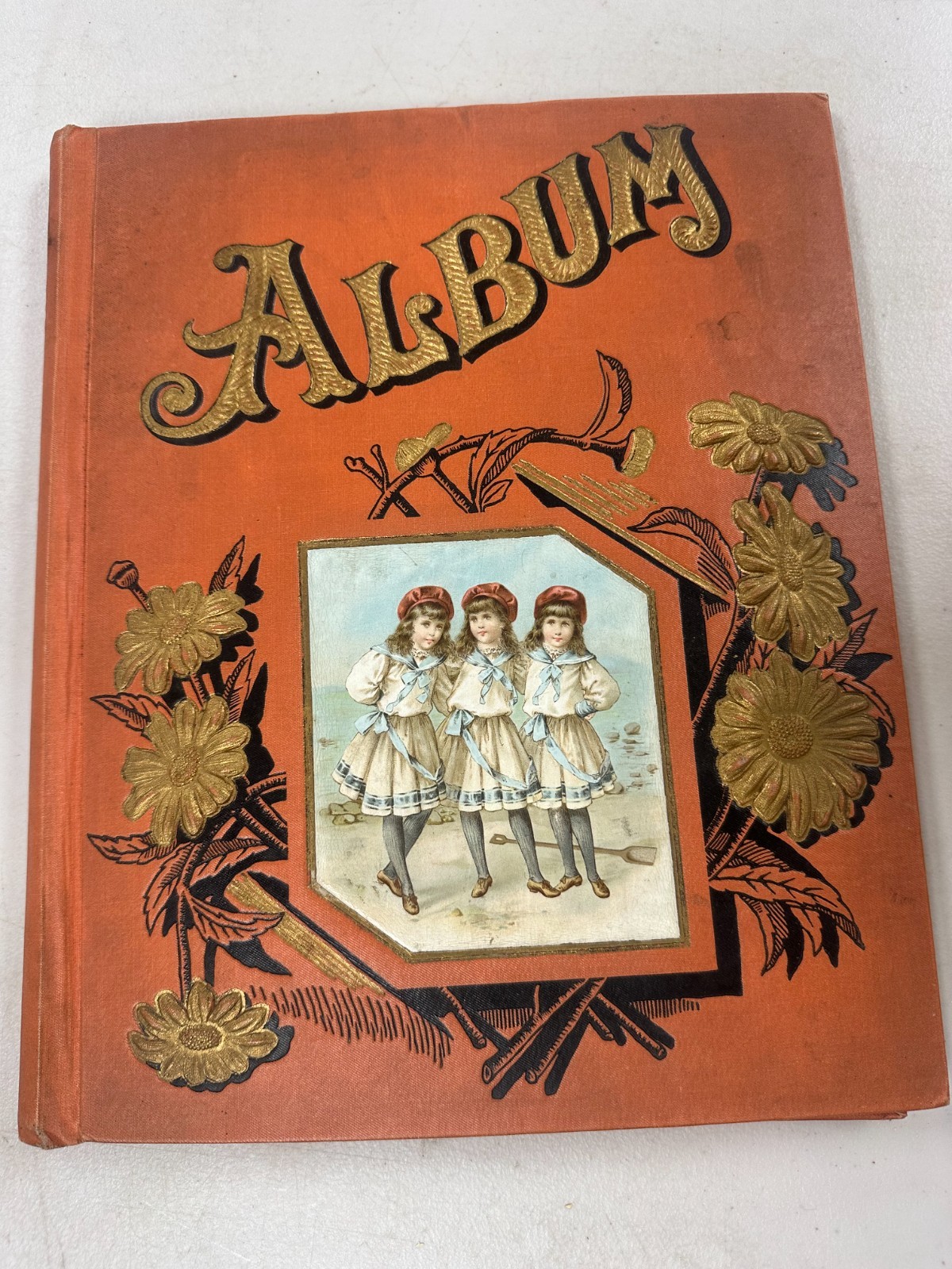Antique Victorian (1800s) Trade Cards Rewards Of Merit Scrapbook Album Antique Victorian (1800s) Trade Cards Rewards Of Merit Scrapbook Album