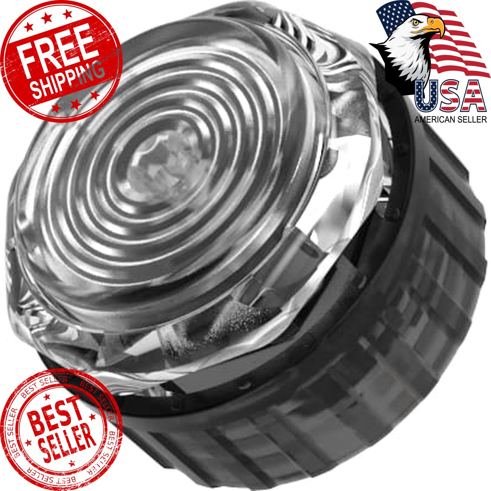 SZJLMKJ 30mm Mechanical Arcade Buttons Clear 8 Pack