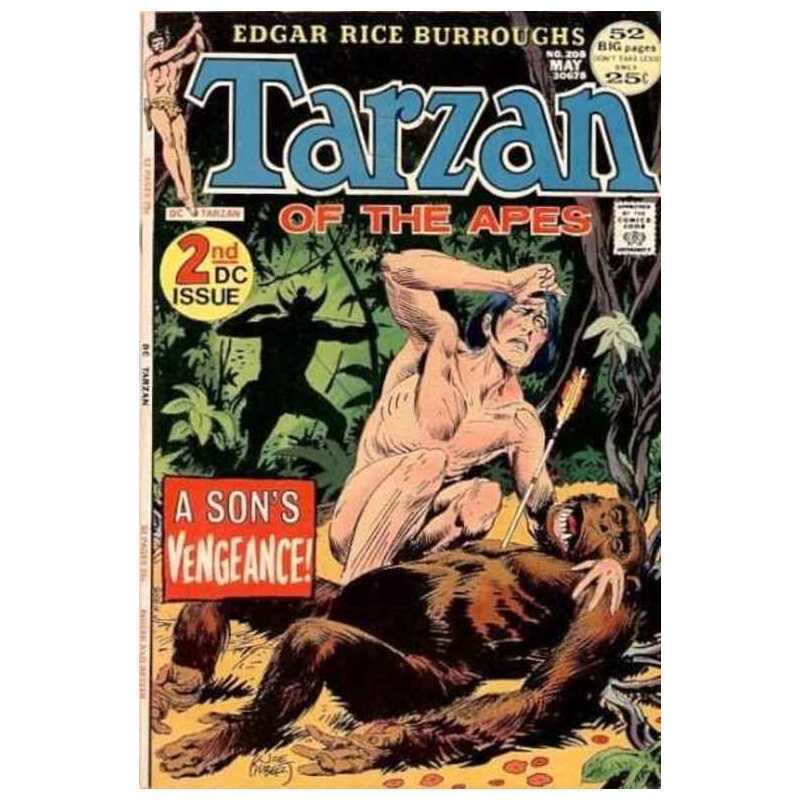 Tarzan (1972 series) #208 in Fine condition. DC comics [j/