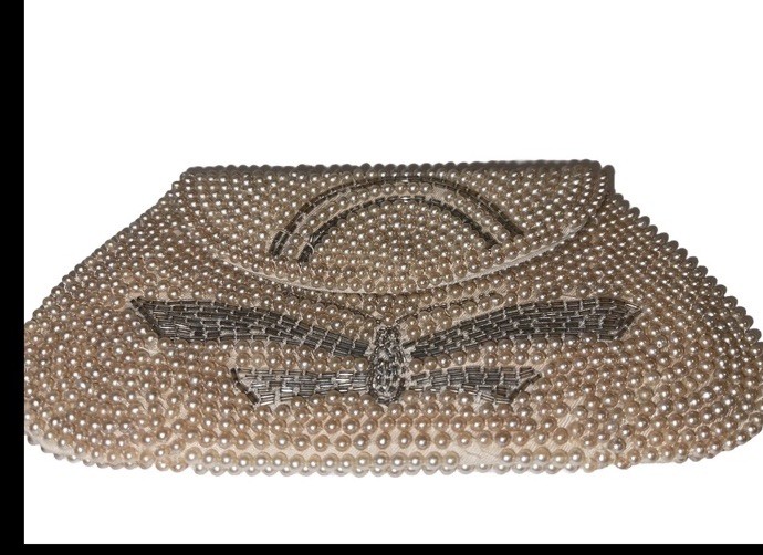Cute Vintage Handmade Beaded Small Clutch Purse Dragonfly Cute Vintage Handmade Beaded Small Clutch Purse Dragonfly