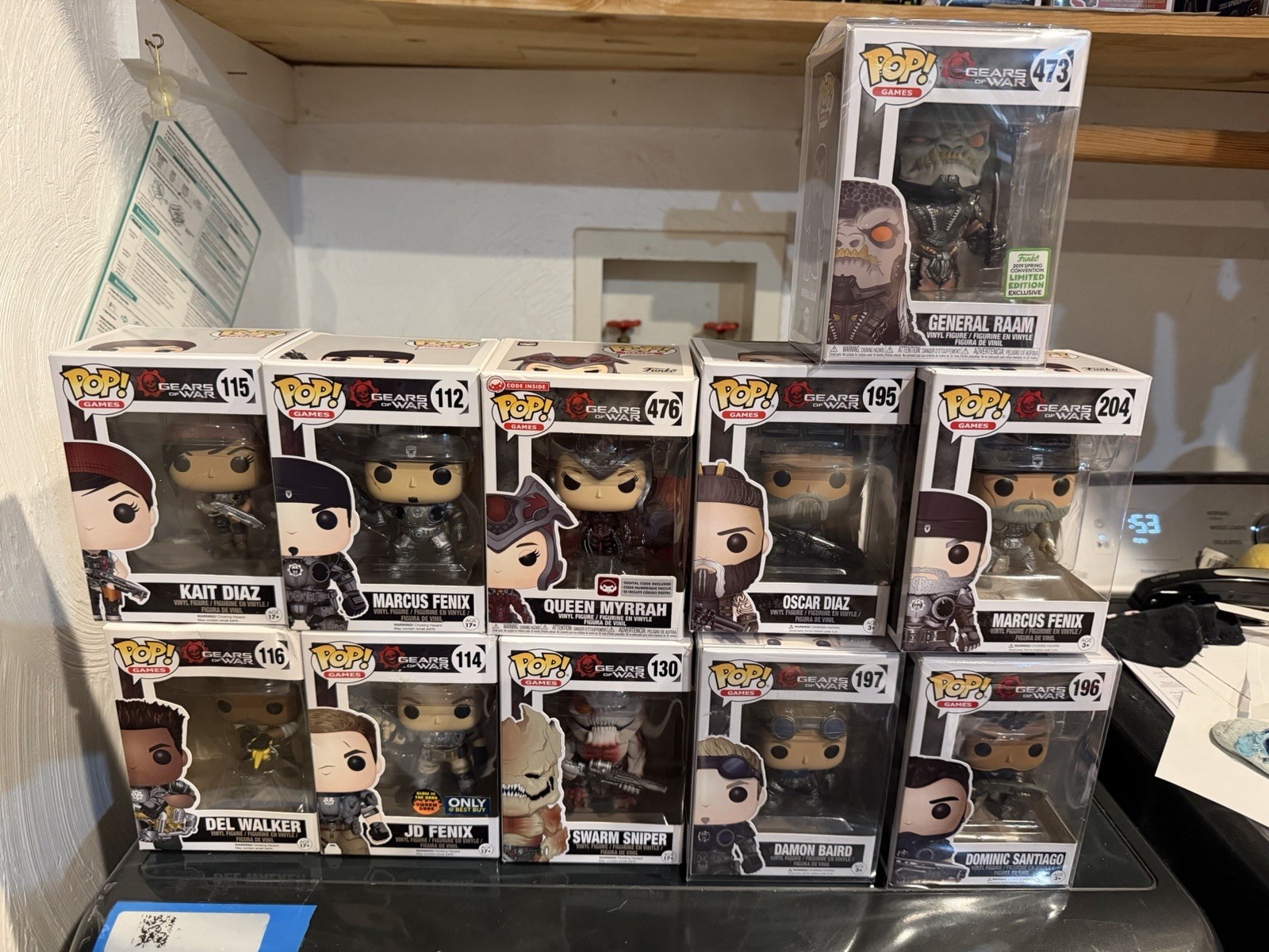 Funko Pop Games Gears of War  Lot Of 11.