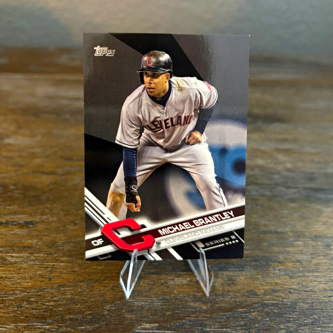 Topps 2017 Topps - Michael Brantley Black 39/66 #605 Cleveland Indians