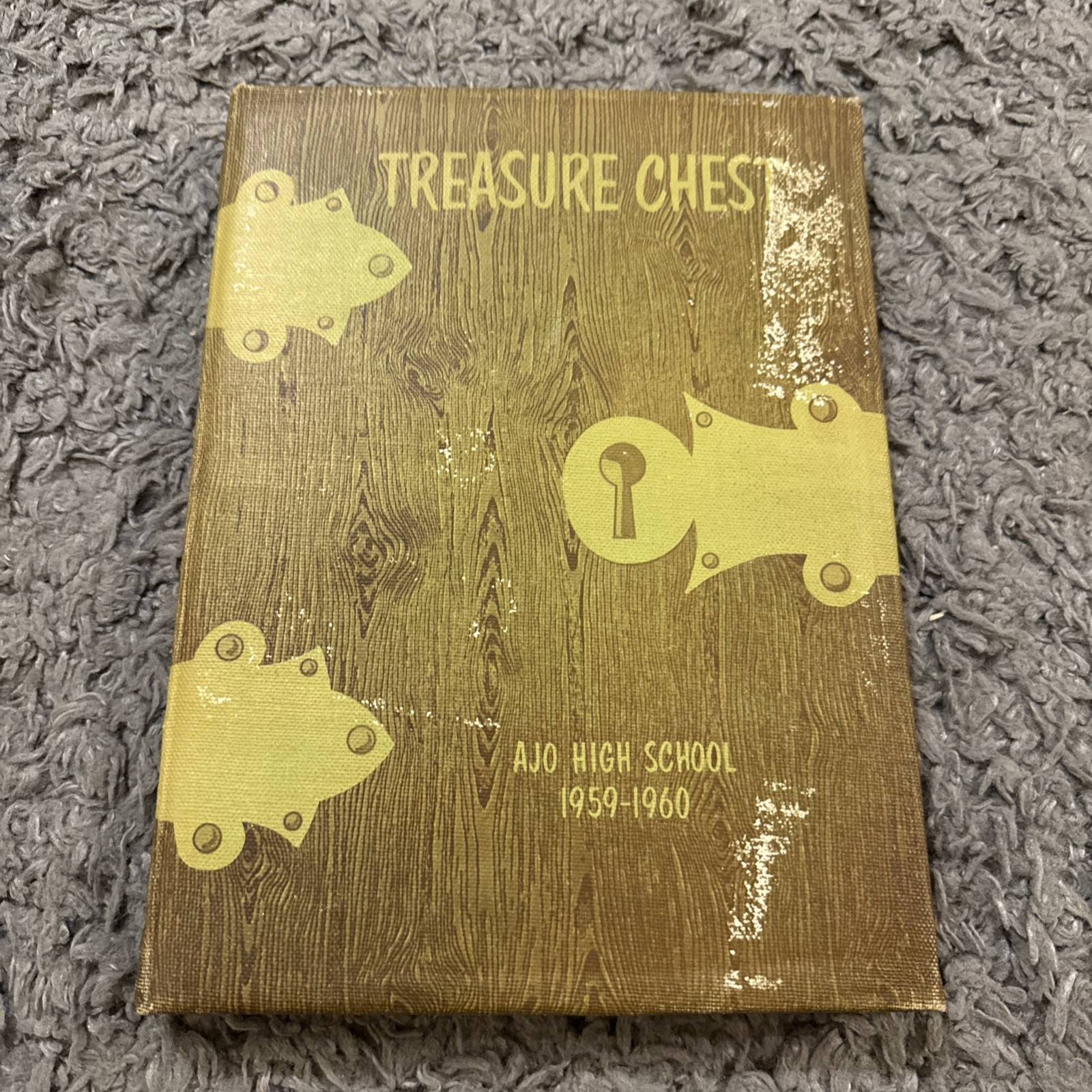 Vintage 1959-1960 Ajo High School Yearbook Treasure Chest Arizona Photos Vintage 1959-1960 Ajo High School Yearbook Treasure Chest Arizona Photos