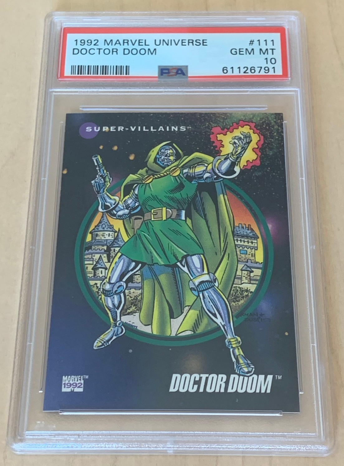 1992 Marvel Universe #111 π DOCTOR DOOM π PSA 10 π 1992 Marvel Universe #111 π DOCTOR DOOM π PSA 10 π