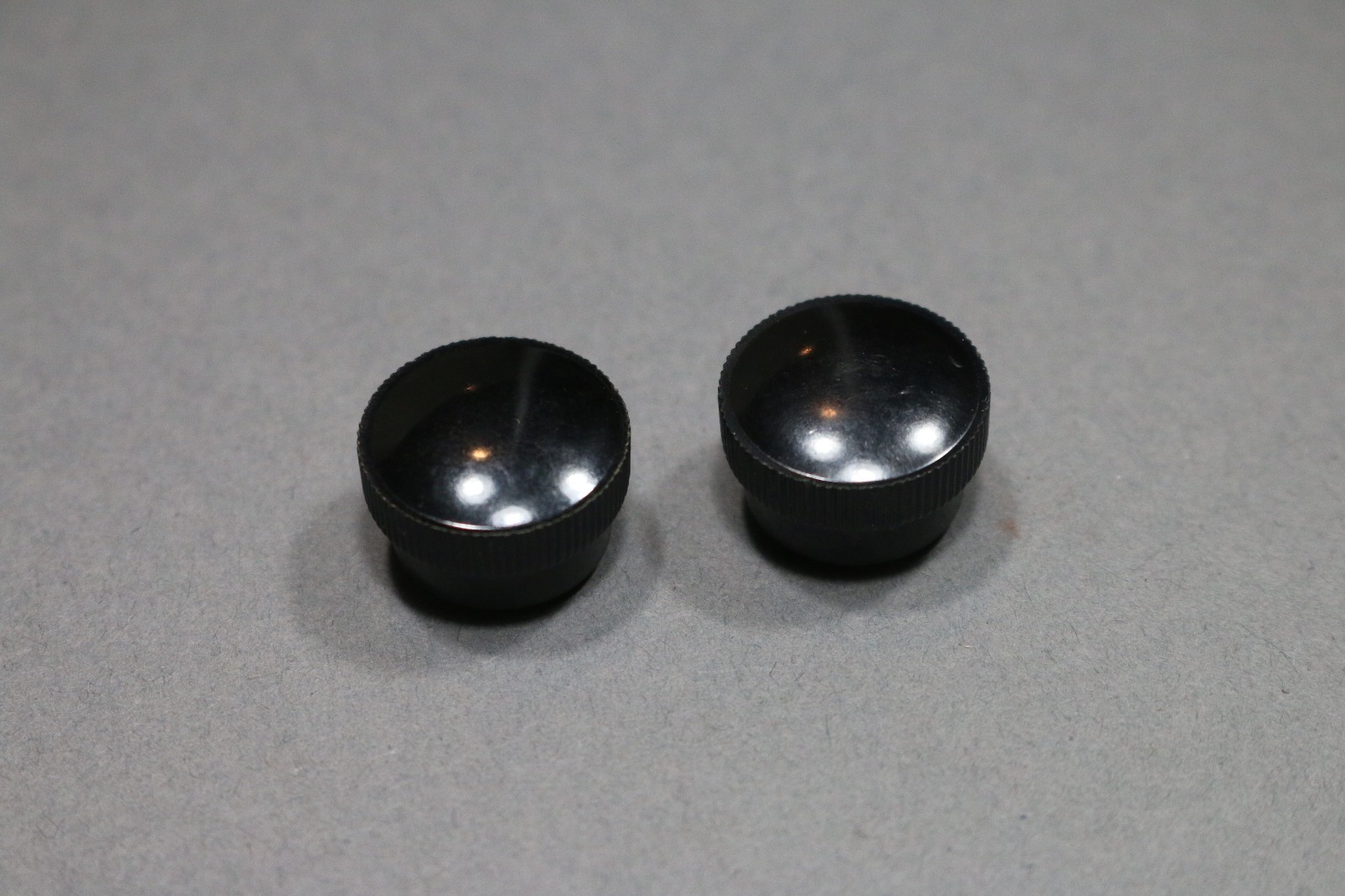 Pair Vintage Bakelite Knob Black Electronics Equipment Drawer Pull Threaded Pair Vintage Bakelite Knob Black Electronics Equipment Drawer Pull Threaded
