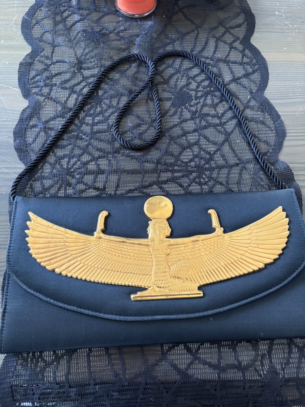 Extremely Rare Vintage MMAGold Winged goddess Isis. Extremely Rare Vintage MMAGold Winged goddess Isis.