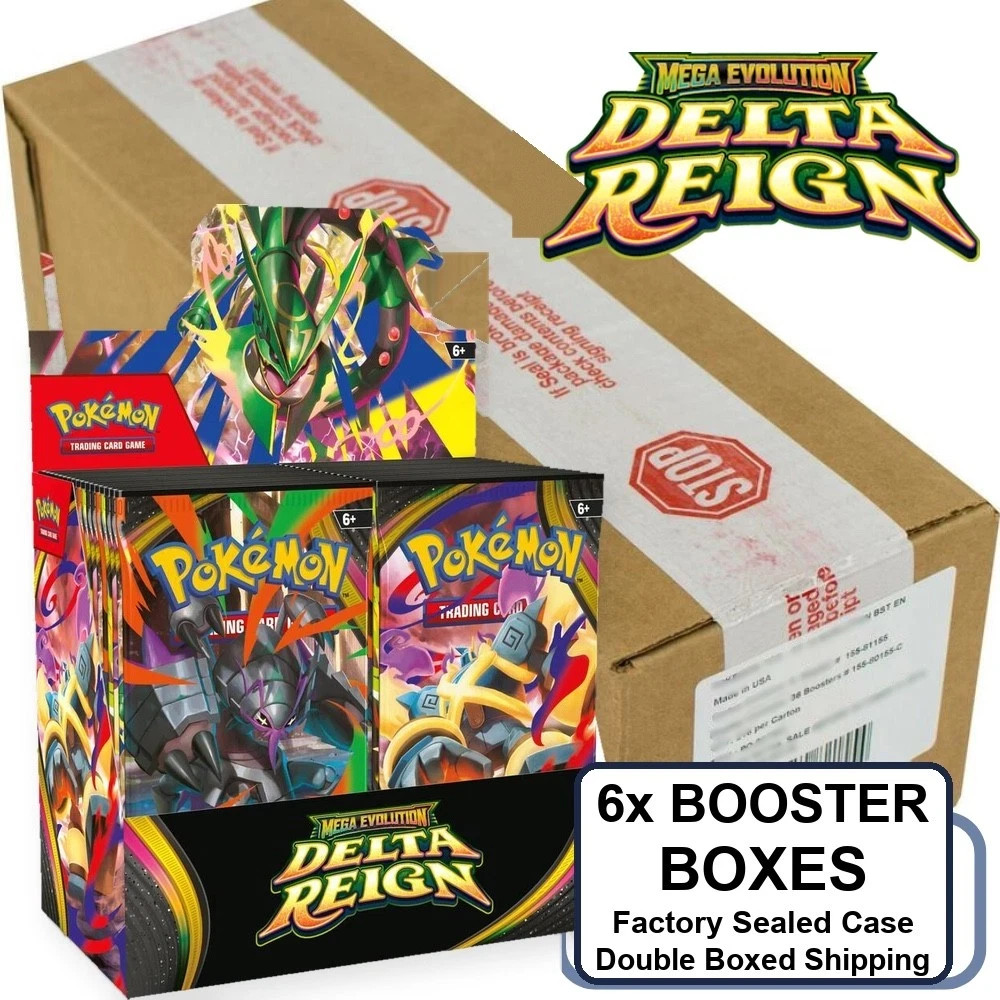 Pokemon Mega Evolution Delta Reign Booster 6 Box Case Sealed 11/6 PRESALE