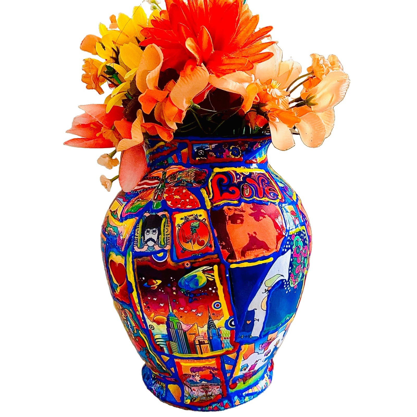 Peter Max Tribute Vase Peter Max Tribute Vase