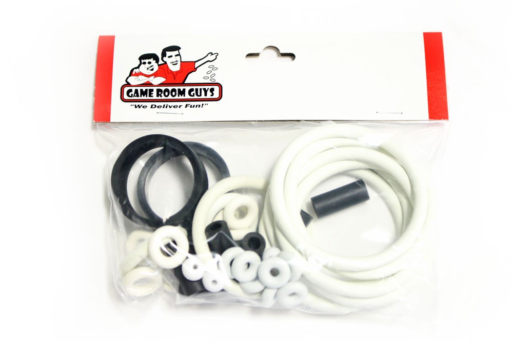 Williams Johnny Mnemonic Pinball Machine Replacement Rubber Ring Kit White