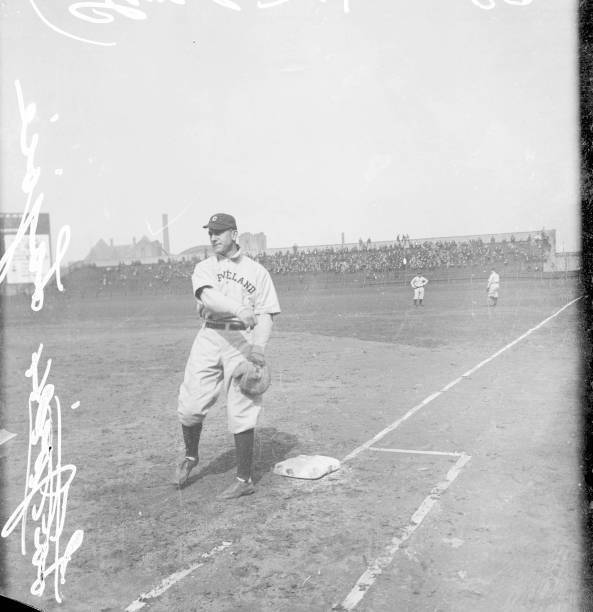Hall Of Fame Second Baseman Napoleon \'Nap\' Lajoie Of The American - Old Photo