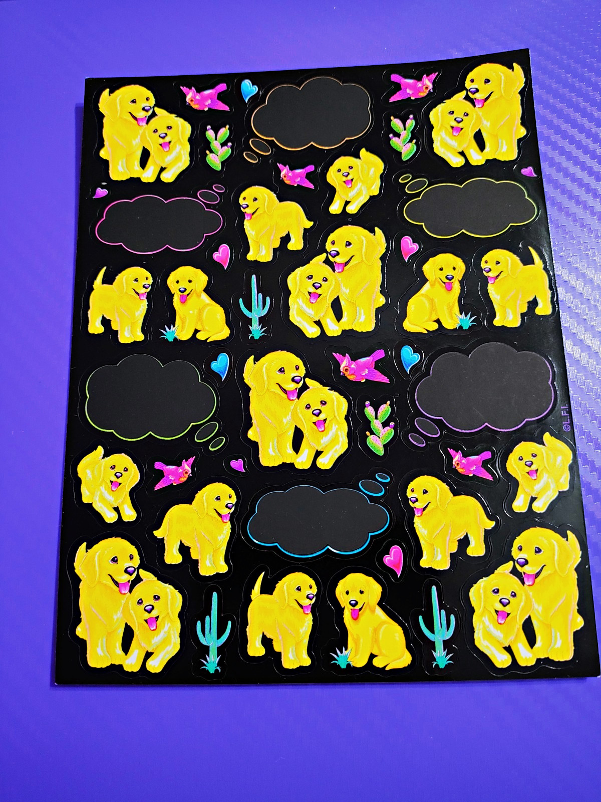 Vintage Lisa Frank Dream Writers Casey And Candy Sheet S421 Vintage Lisa Frank Dream Writers Casey And Candy Sheet S421