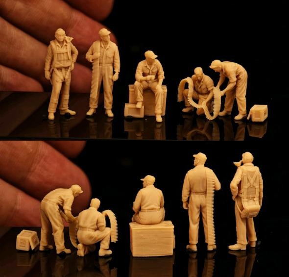 1/48 1/72 1/87 Wwii Us Air Force Pilot Ground Crew 5pcs Soldier Printed 1/48 1/72 1/87 Wwii Us Air Force Pilot Ground Crew 5pcs Soldier Printed
