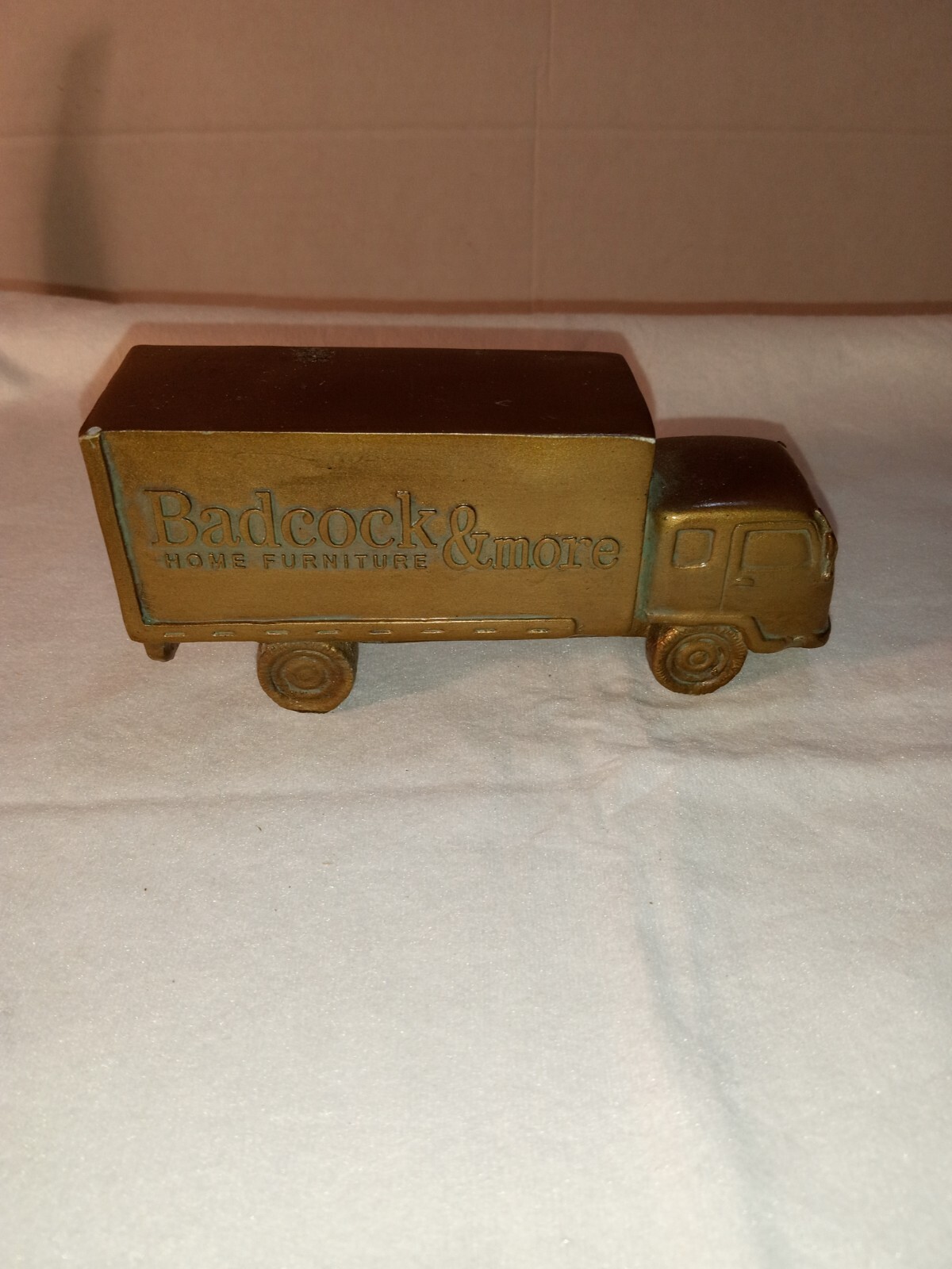 Badcock & More Home Furniture Promotional Truck Bank - Vintage Cast Metal Collec Badcock & More Home Furniture Promotional Truck Bank - Vintage Cast Metal Collec