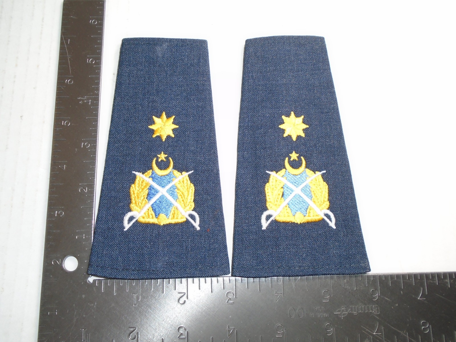 Vintage Pakistan Air Force Air Commodore Shoulder Boards Vintage Pakistan Air Force Air Commodore Shoulder Boards