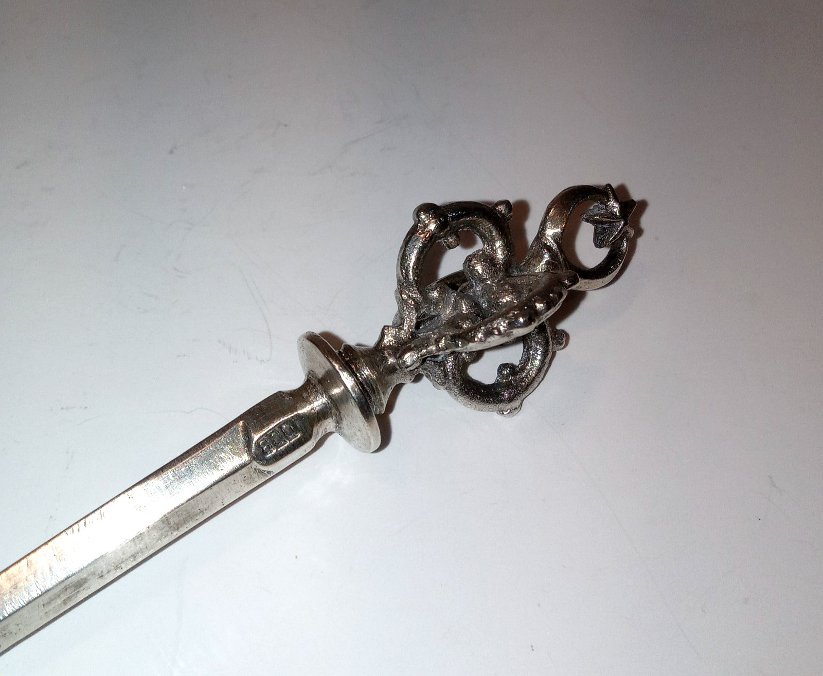 Vintage 800 Silver Meat Skewer Vintage 800 Silver Meat Skewer