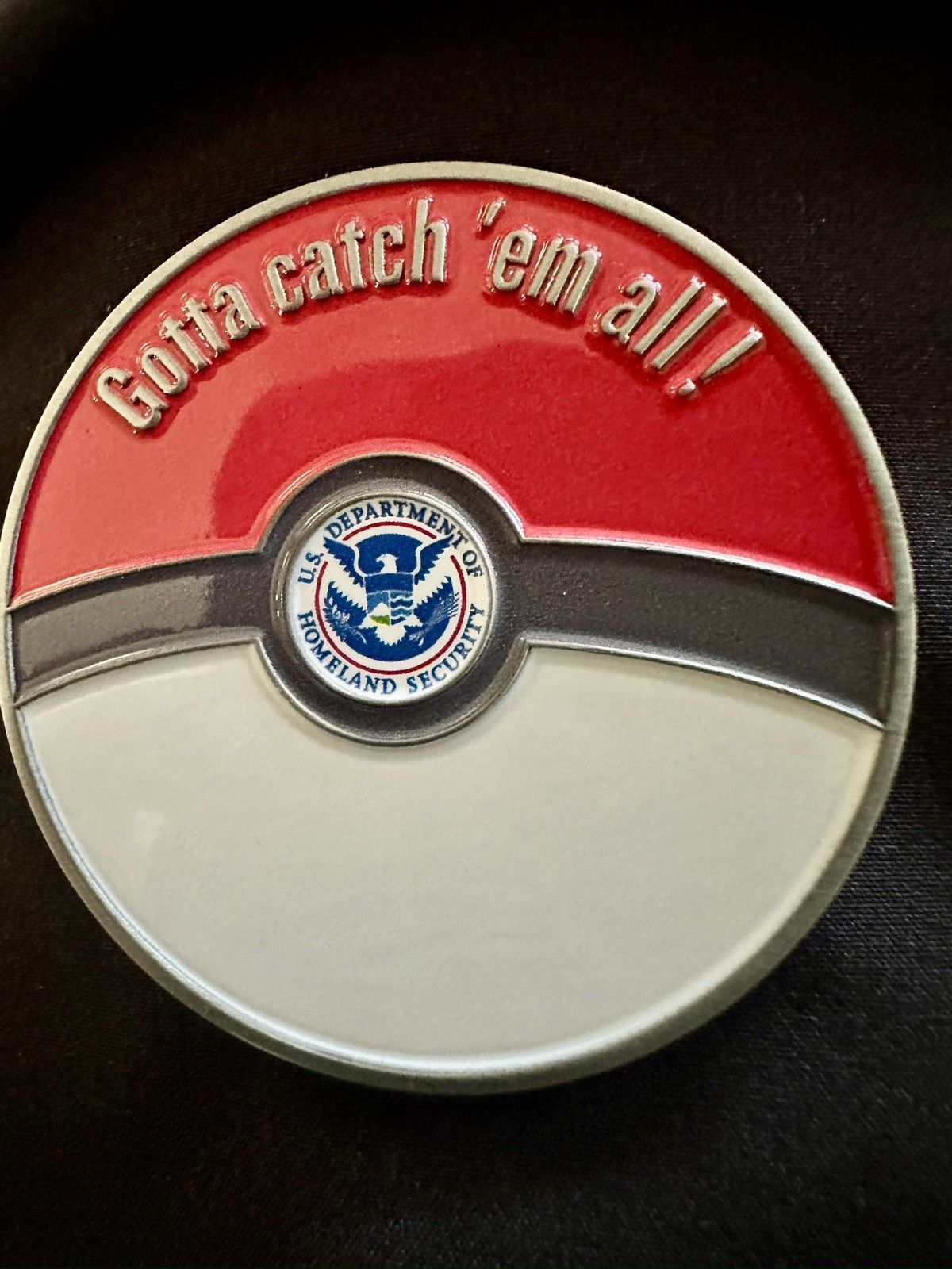 Pokémon gotta catch them all challenge coin ICE 2” coin Numbered Pokémon gotta catch them all challenge coin ICE 2” coin Numbered